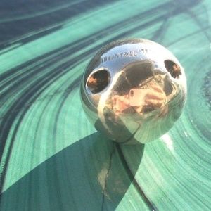 Tiffany & Co Sterling Silver Ball Pendant Charm